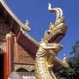 Thailand - Chiang Rai - Naga at Temple